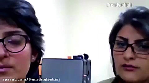 فیلم حضور دو دختر جوان ایرانی...