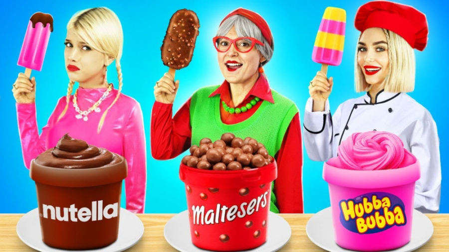 چالش خنده دار دکور کیک با چرخو...