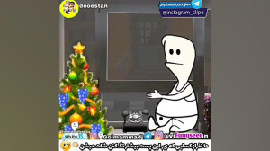 گلممد درخت کریسمس خریده آب انگ...