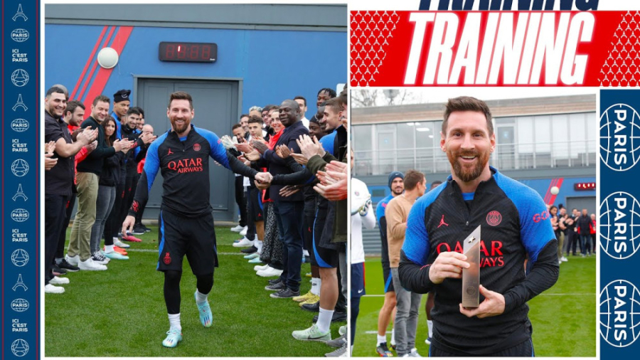 بازگشت مسی به تمرینات پاریسن ژ...