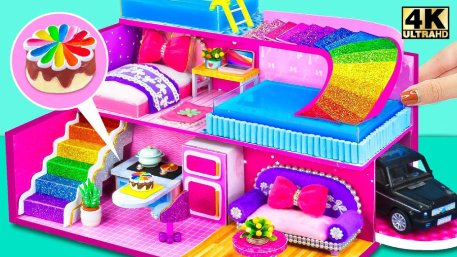 کاردستی ساخت خانه مینیاتوری با...