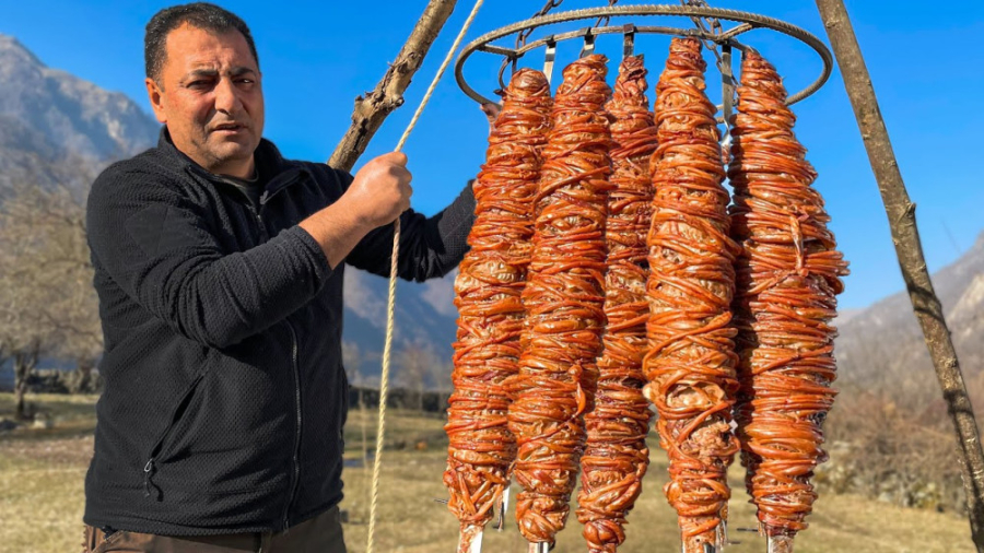 کباب روده بره در تنور! | آشپزی...