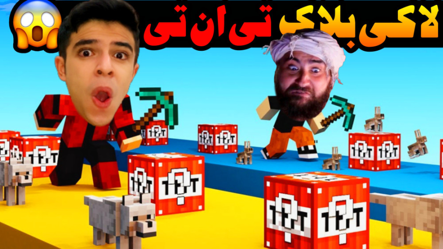ماینکرفت اما لاکی بلاک تی ان ت...