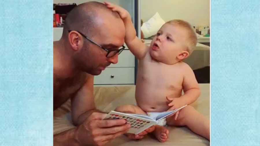 کلیپ طنز بازی کودکان با پدرشان...