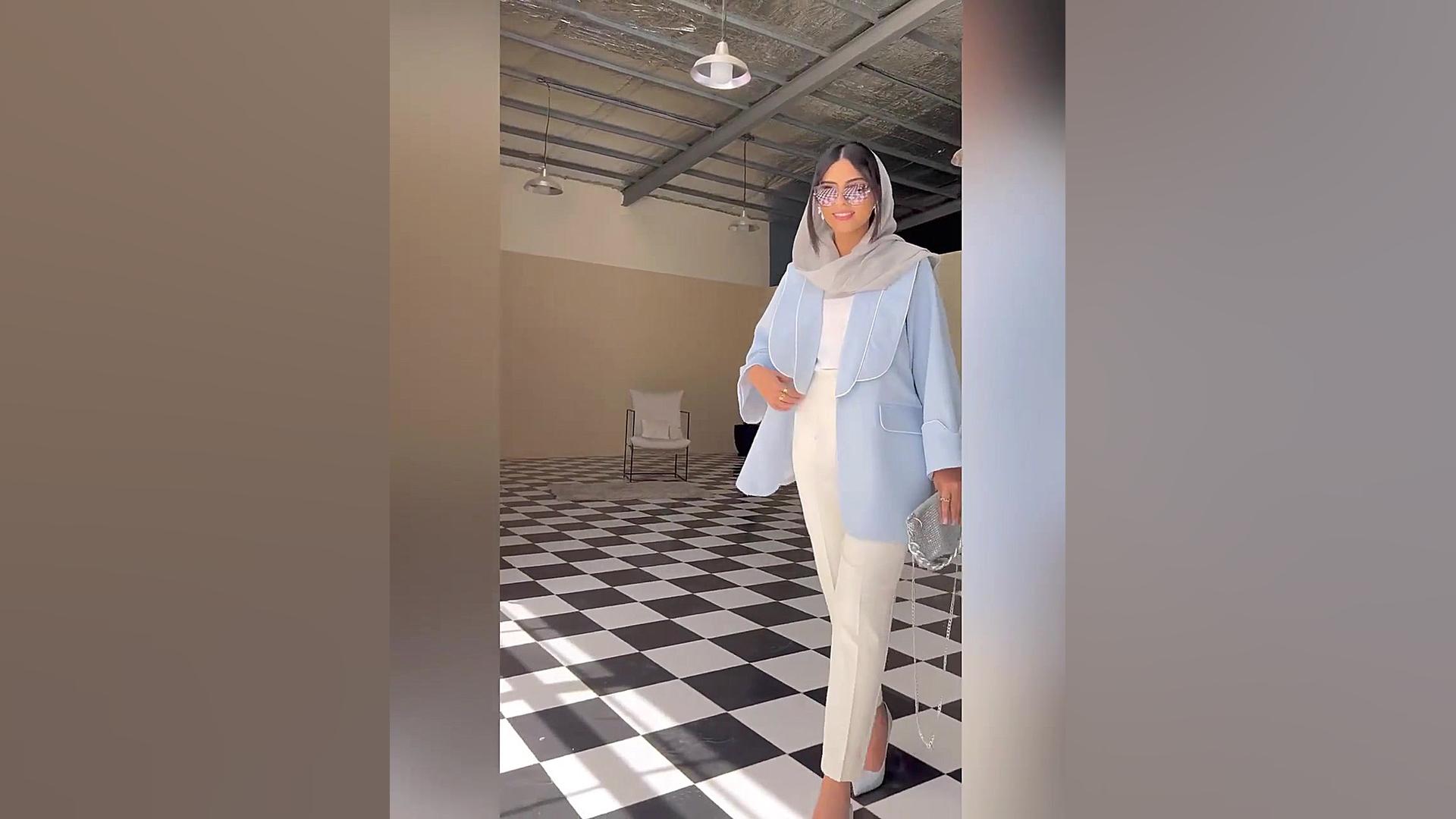 مانتو کتی رنگ آبی روشن