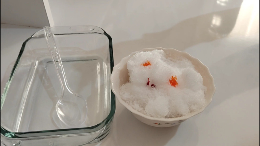 آموزش ساخت اسلایم با برففففففف...