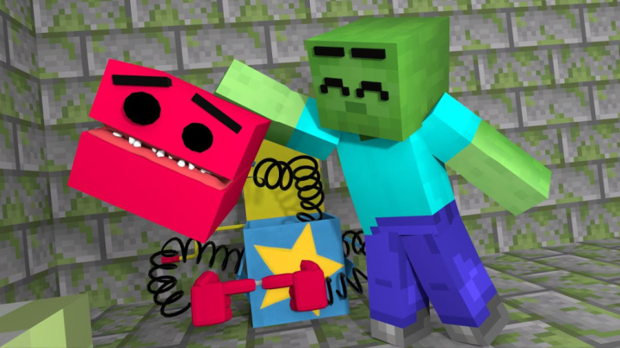 انیمیشن ماین کرافت پاپی پلی تا...