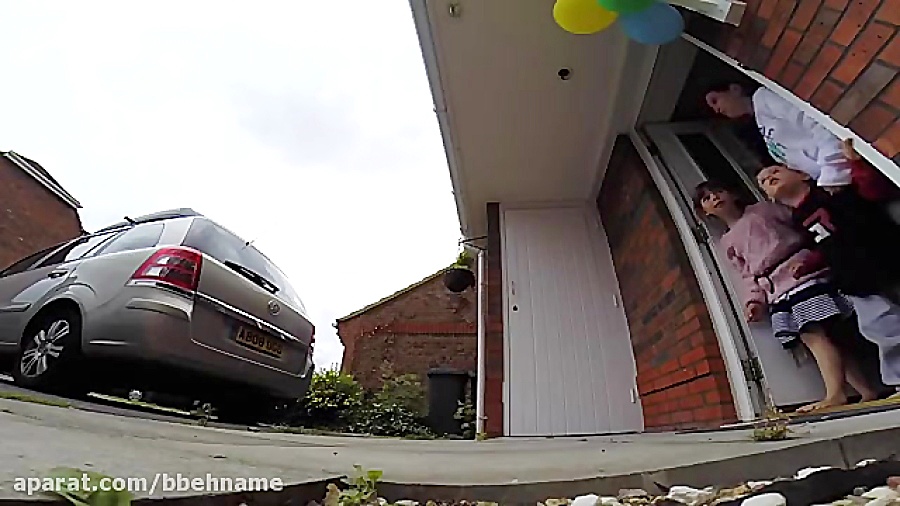 خوشحالی کودک از دیدن مرد عنکبو...