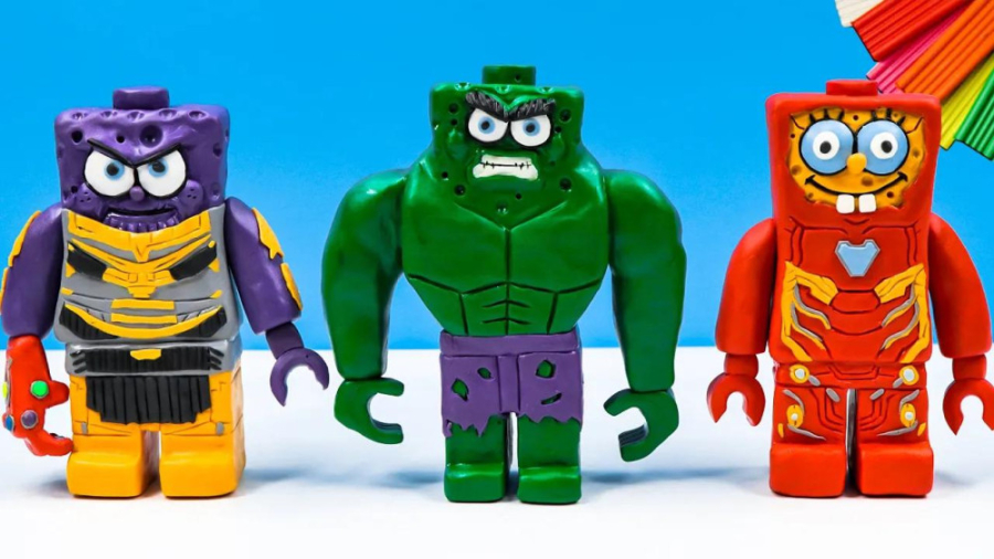 ابرقهرمانان خمیری  باب اسفنجی...