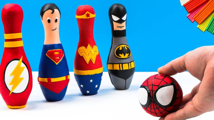 ابرقهرمانان خمیری بولینگ ابرقه...