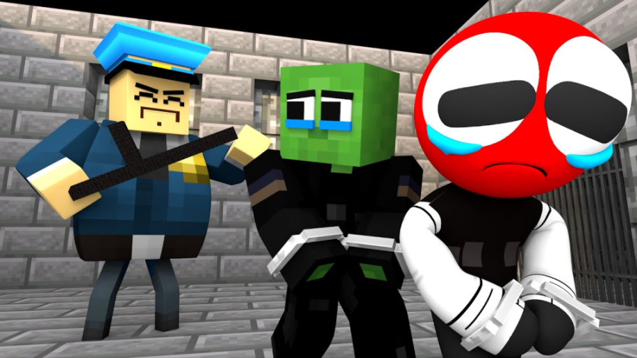 انیمیشن ماین کرافت  فرار قرمز...