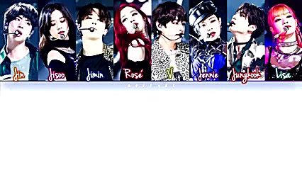 آهنگ بلک پینگ و بی تی اس مخلوط