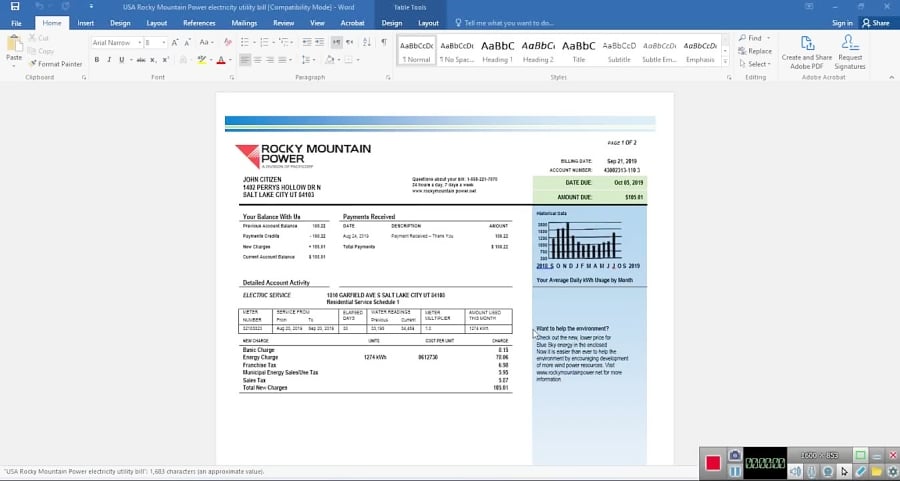 Rocky Mountain Power Bill Pay Locations