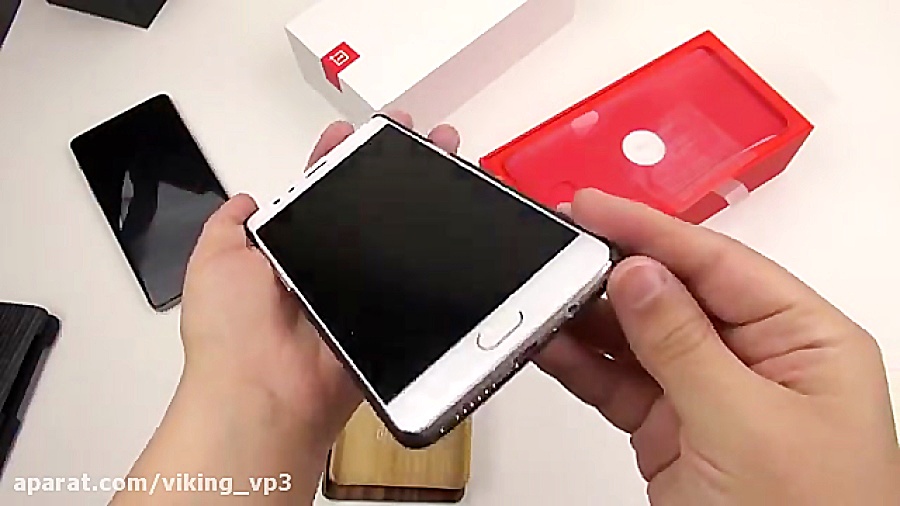 جعبه گشایی وان پلاس 3 طلایی On...