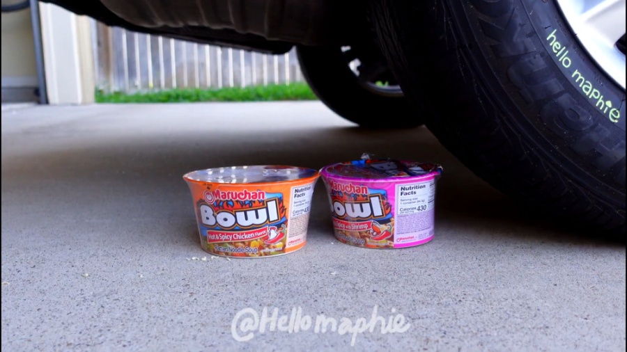 آزمایش خرد کردن ماشین  له کردن...