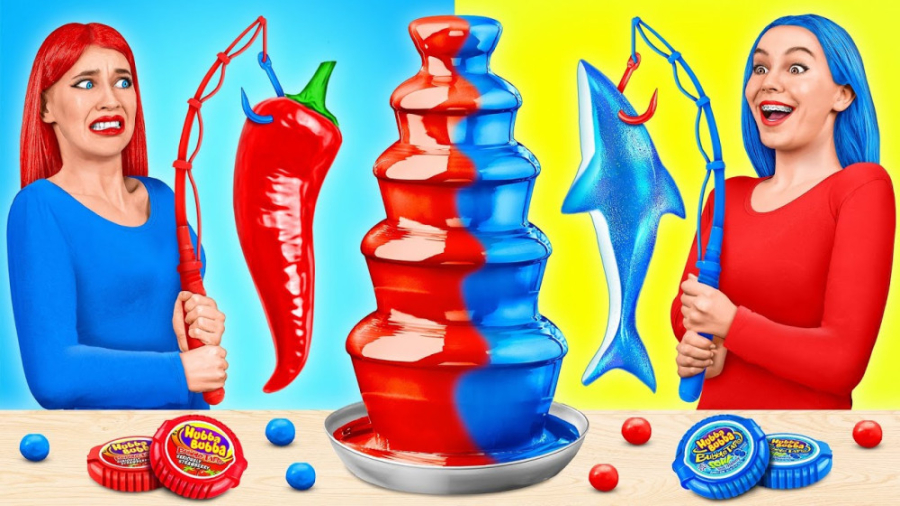 چالش غذایی خنده دار || سرگرمی...