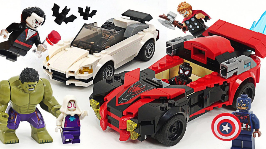 لگو مارول مرد عنکبوتی و هالک و...