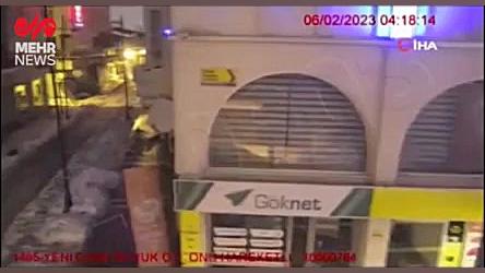 فیلمی جدید از زلزله در ترکیه