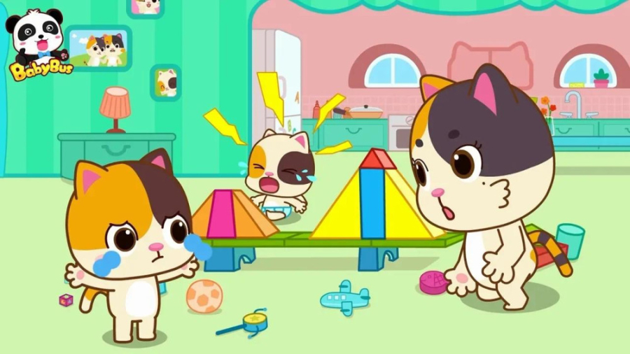 کارتون پاندا قهرمان  بچه گربه...