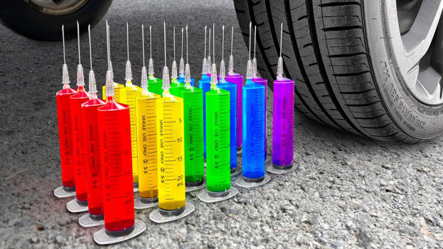 چالش له کردن وسایل سوزن رنگی ک...