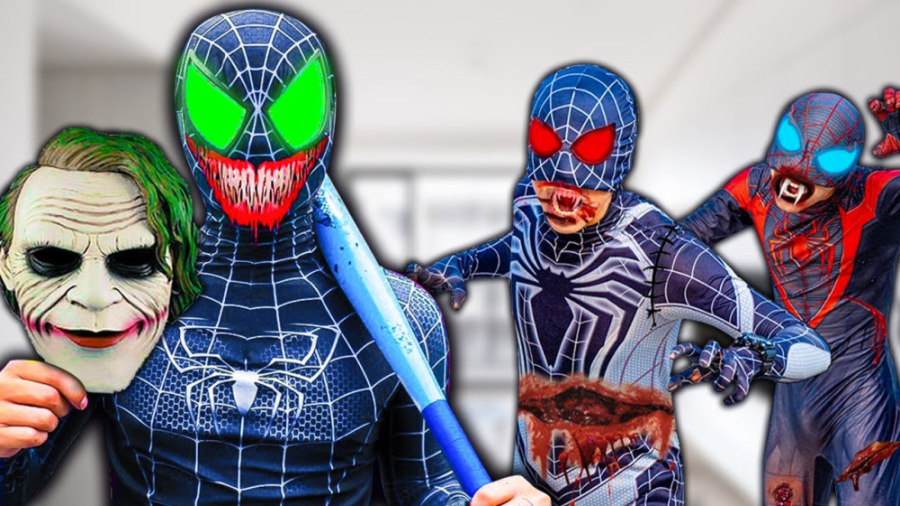 مرد عنکبوتی در مقابل جوکر  نبر...