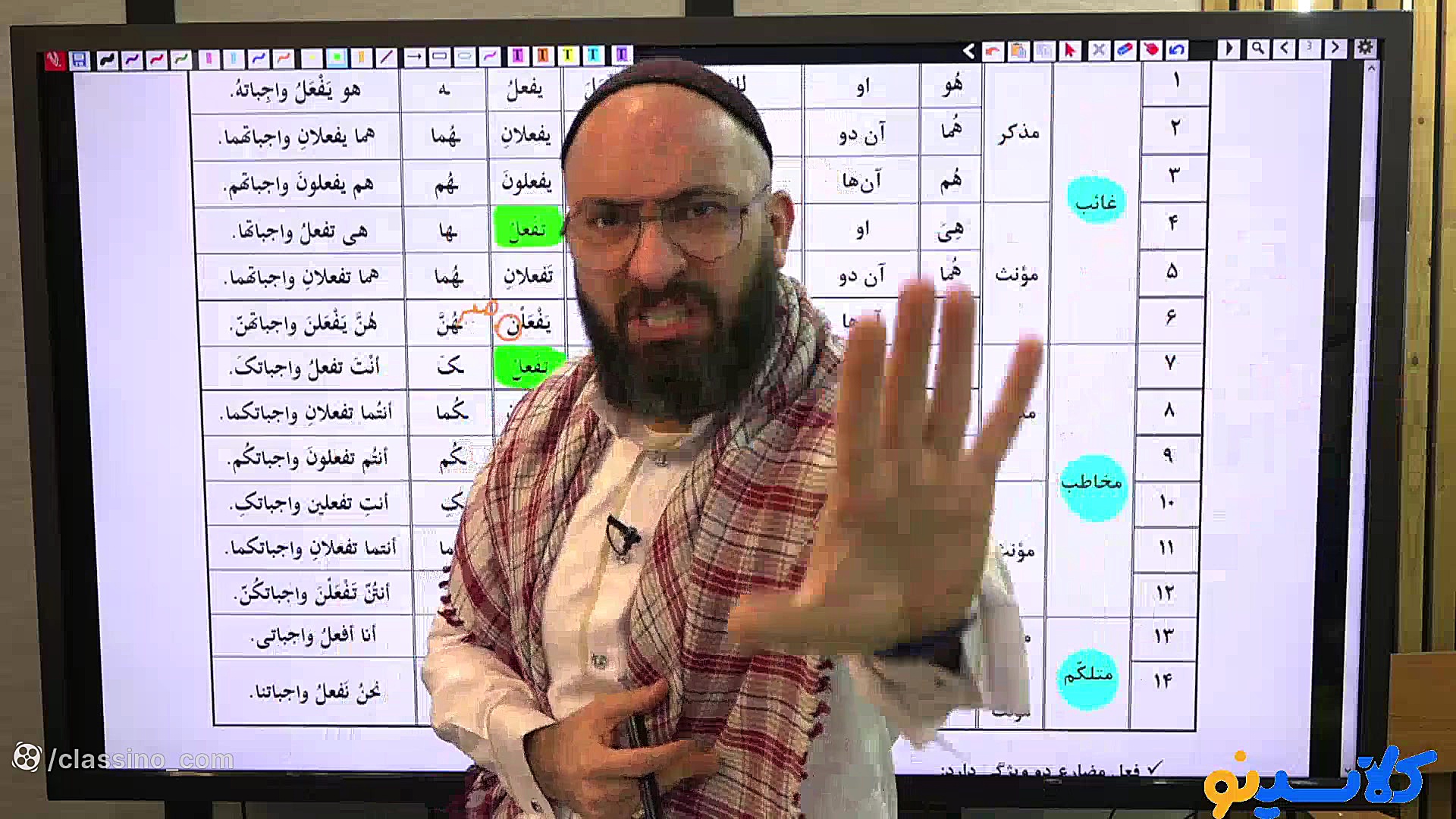 جلسه دوم عربی عمومی سال دوازده...