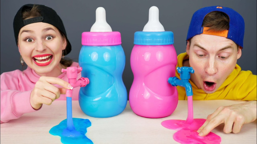 خوراکی کیوت صورتی و آبی پیکوپا...