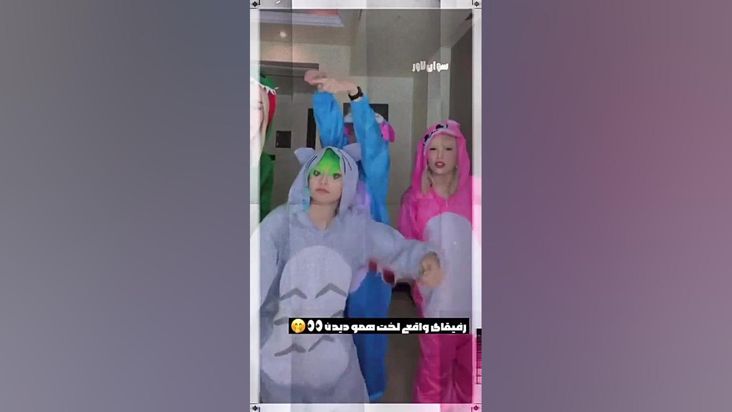 کلیپ پریسا پور مشکی چالش با دو...