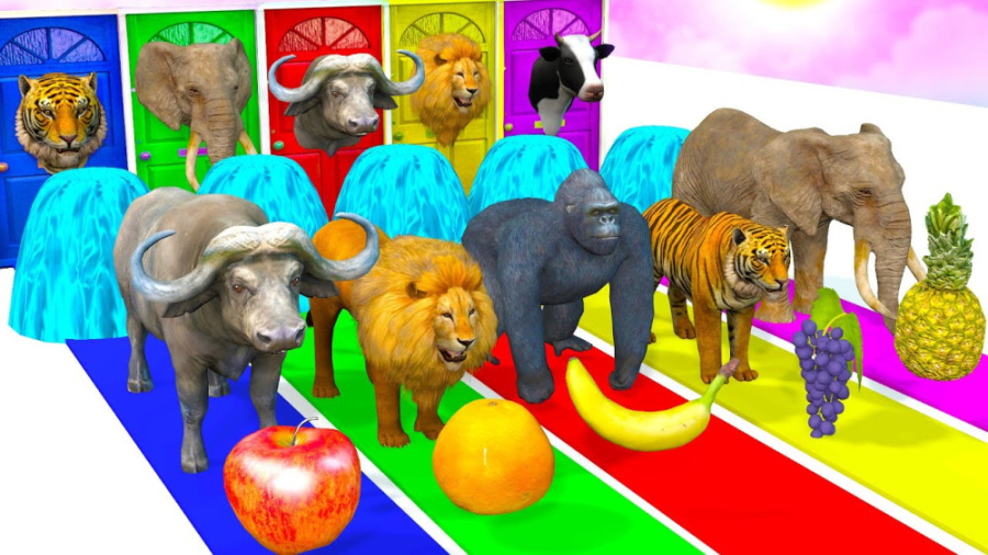 بازی حیوانات وحشی | عبور از فو...