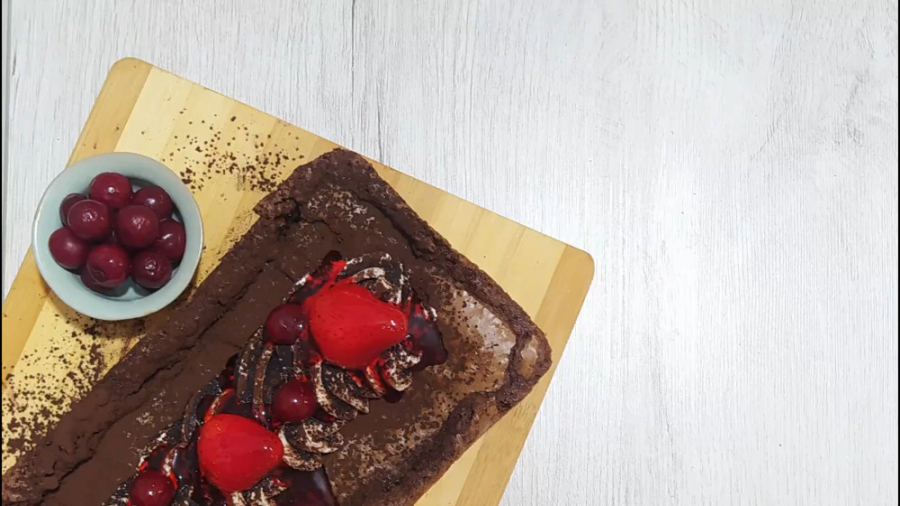 آموزش رایگان کیک براونی شکلاتی