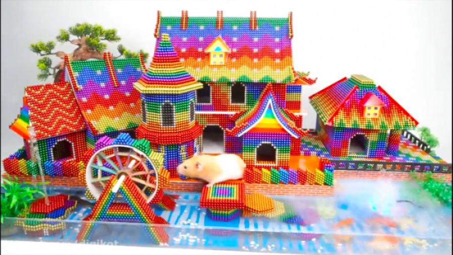 خانه سازی با توپ های مغناطیسی...