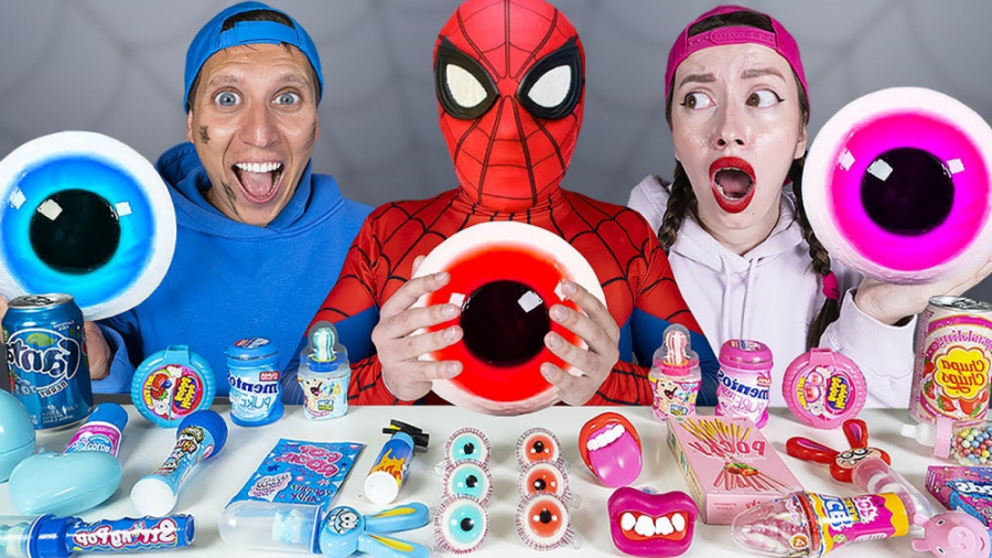 چالش خوراکی رنگارنگ  چشم خوراک...