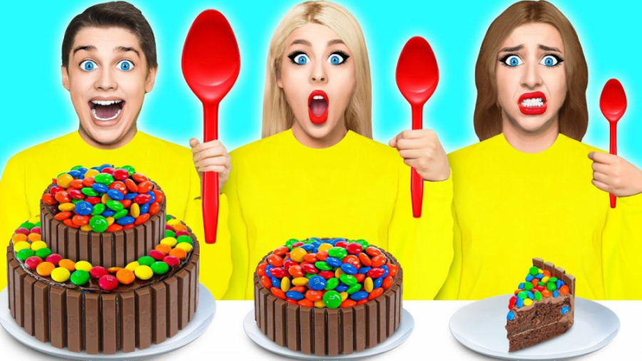 چالش غذایی  چالش غذایی خنده دا...