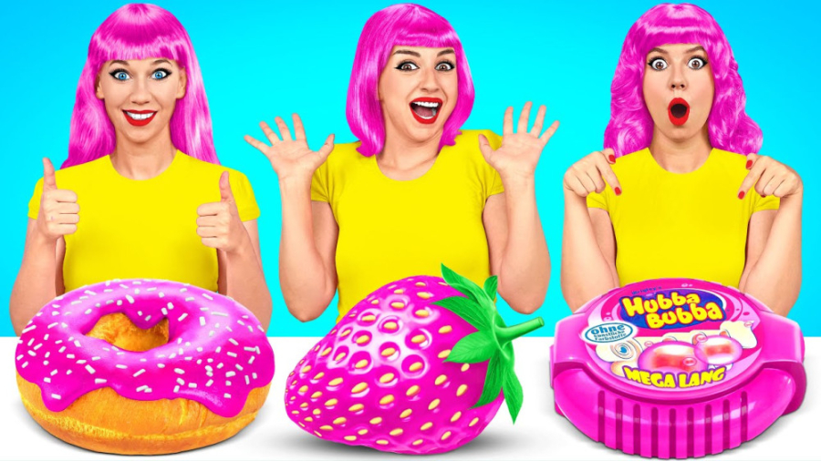 چالش غذایی  دونات های خوشمزه...