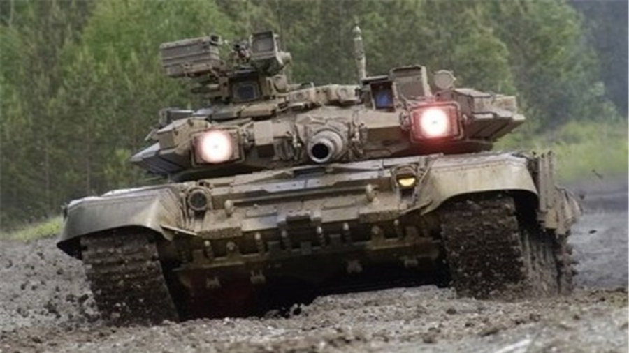 به آتش کشیدن مواضع ارتش اوکرای...