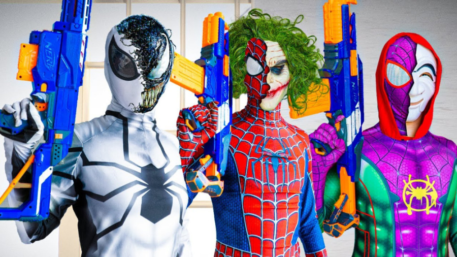 مبارزه مرد عنکبوتی و ونوم ، چا...