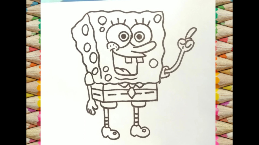 چگونه نقاشی باب اسفنجی بکشیم |...