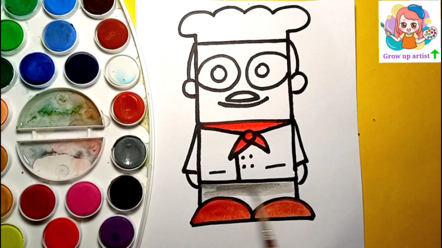 آموزش نقاشی کودکان | نقاشی آشپ...