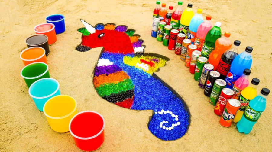 طرح تکشاخ پرنده رنگین کمان  نو...