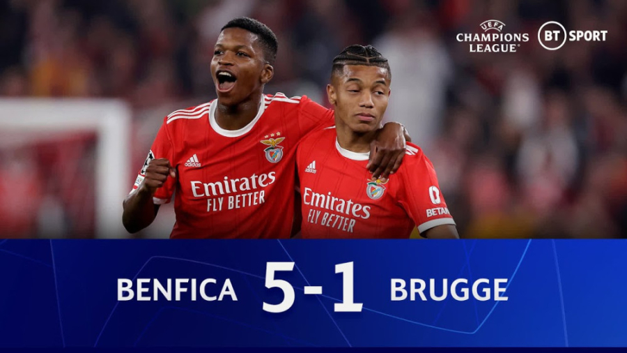 بنفیکا ۵ ۱ کلوب بروخه | خلاصه...