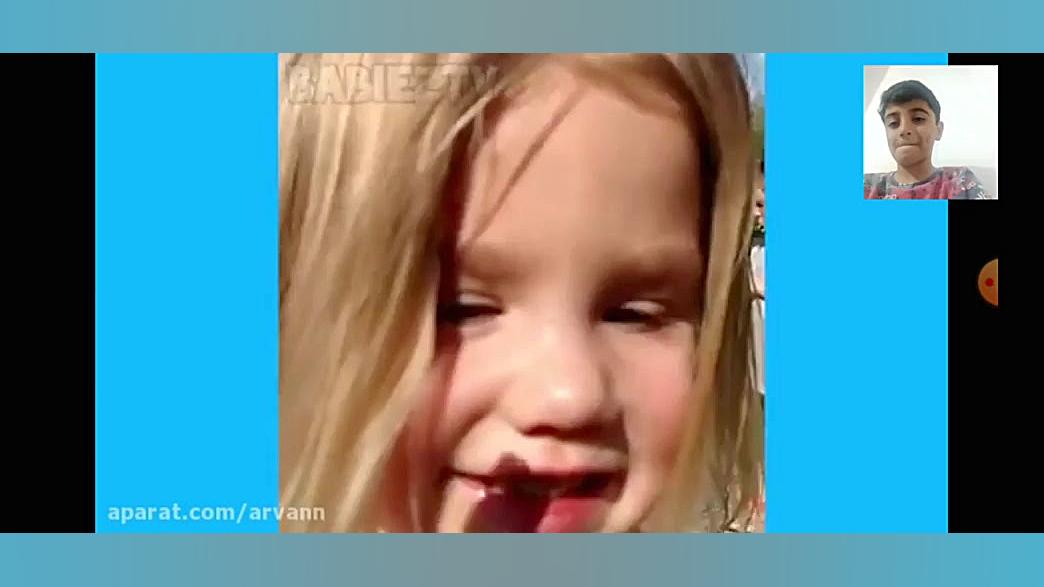 چالش سعی کن نخندی با مجازات عک...