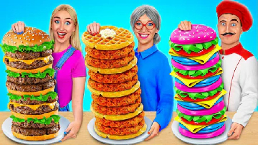 چالش غذایی  چالش لایف هک غذا...