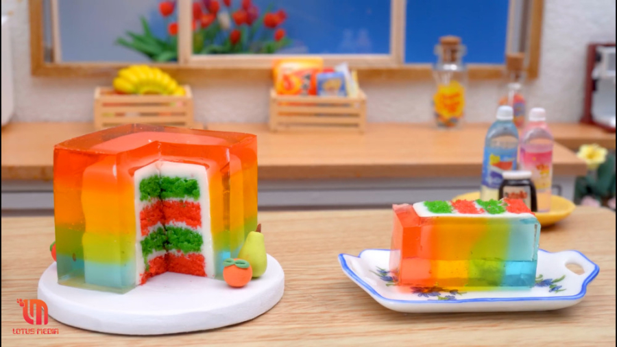 کيک سه لایه هندوانه اي | خوشمز...