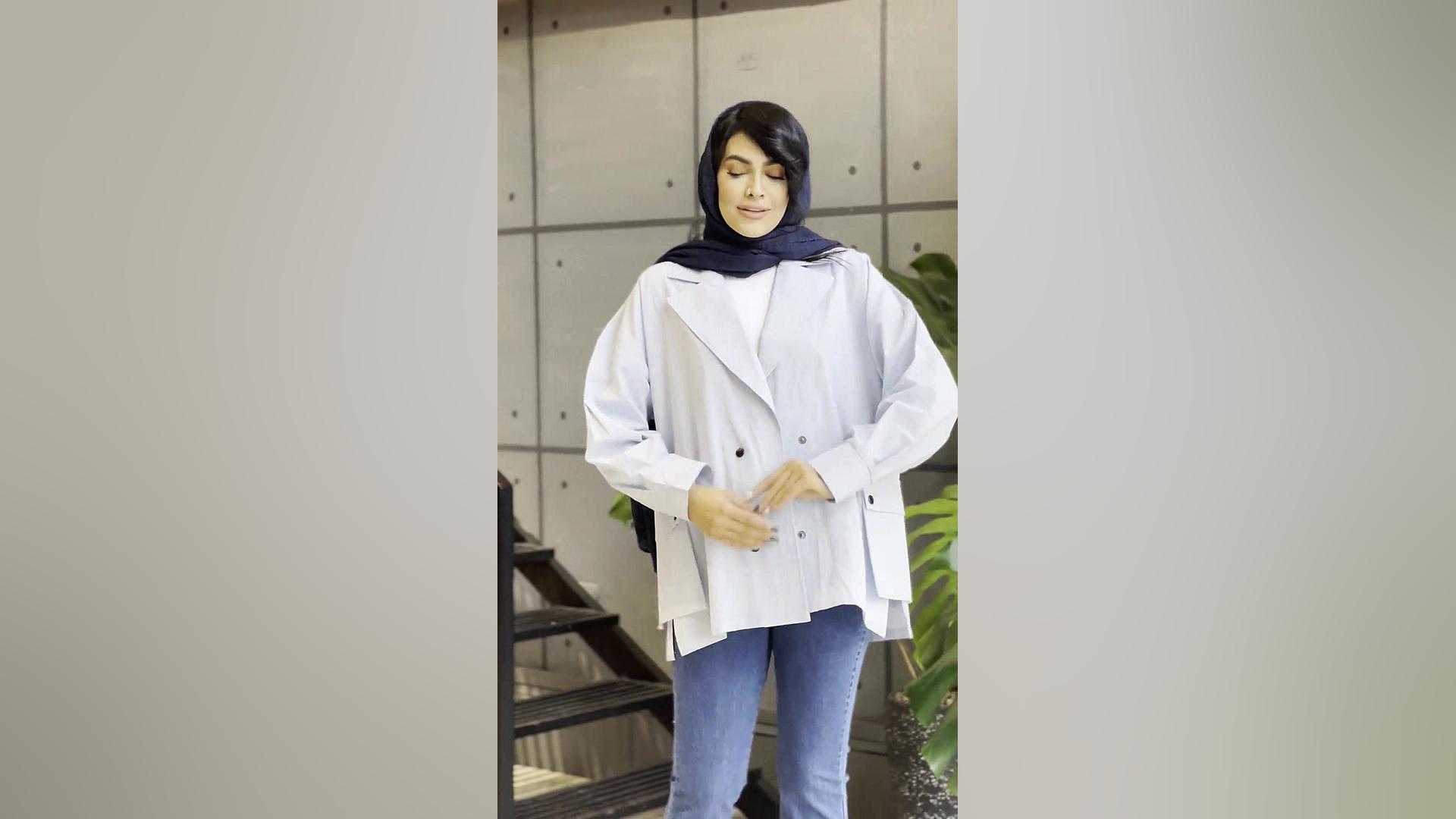 مانتو جیب پاکتی 2198