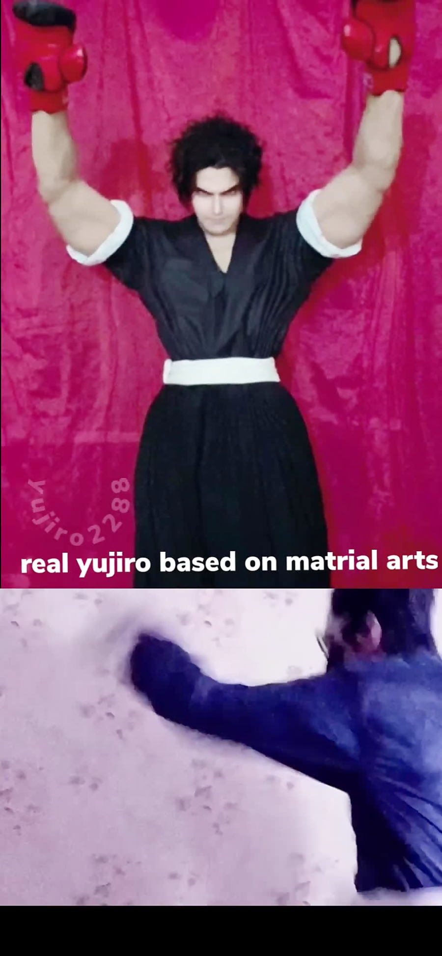 yujiro shadow boxing baki hanma