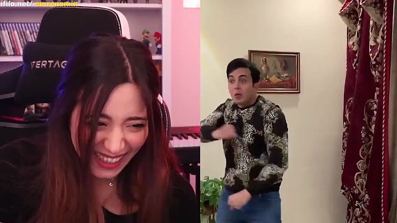 ویدیو سعی کن نخندی با میا وکور...