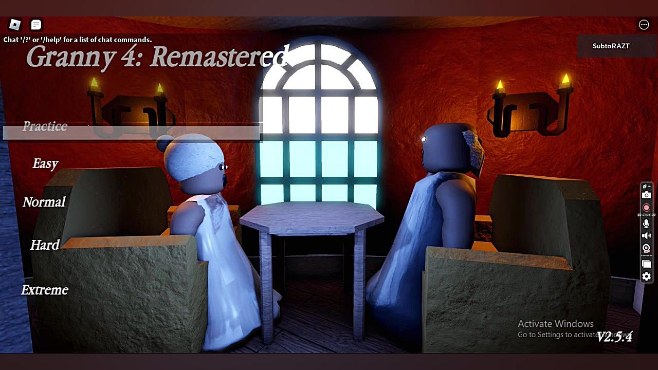 Granny 4 remake roblox گرانی 4...