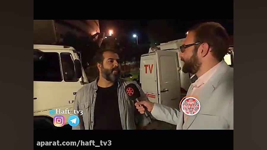 گفتگوی برزو نیک نژاد در پشت صح...