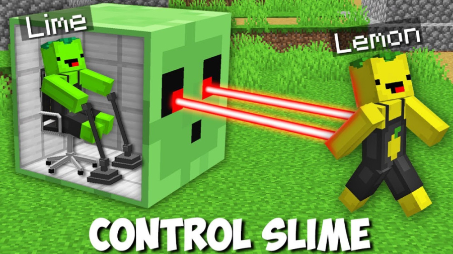 حمله اسلایم ماینکرفت!! ماینکرف...