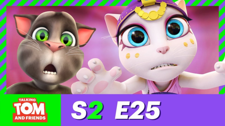 صحبت کردن تام و دوستان  آنجلا...